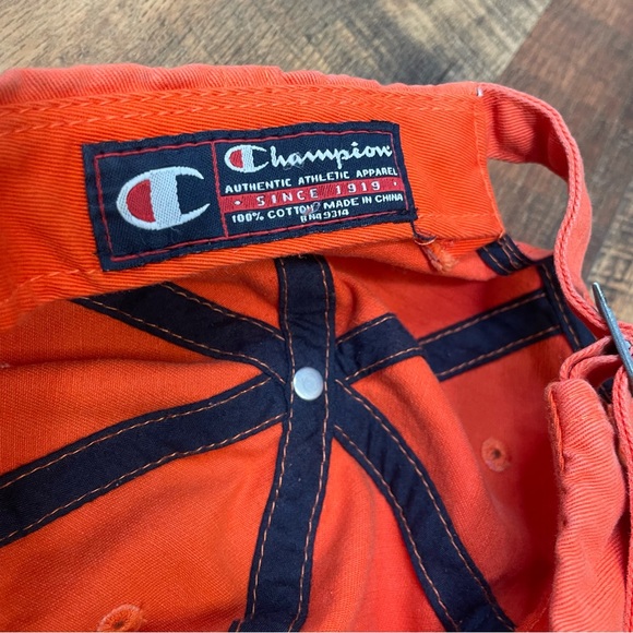 Vintage Orange Champion Baseball Unisex Cap - Picture 5 of 5